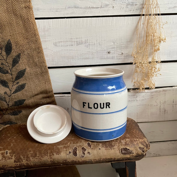 Vintage Price Bros Flour Jar