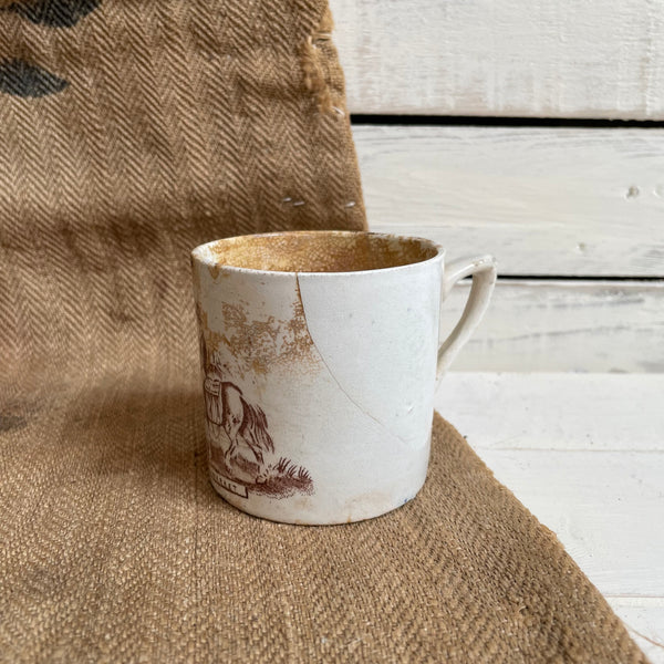 Crazed Staffordshire Cup