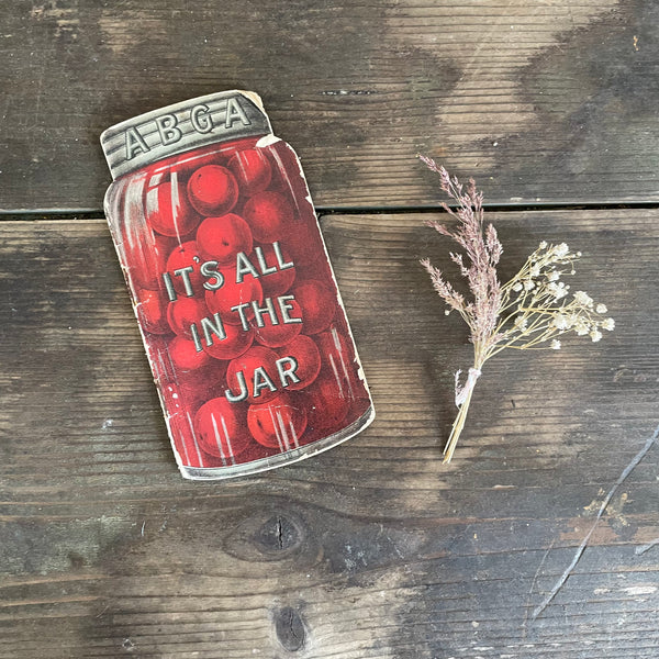 Vintage ITS ALL IN THE JAR Book