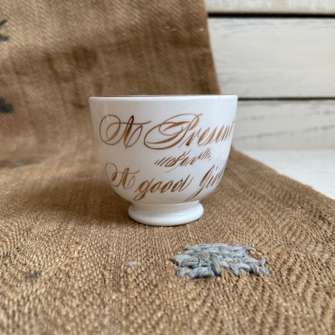 Victorian 'A Present For A Good Girl' Cup