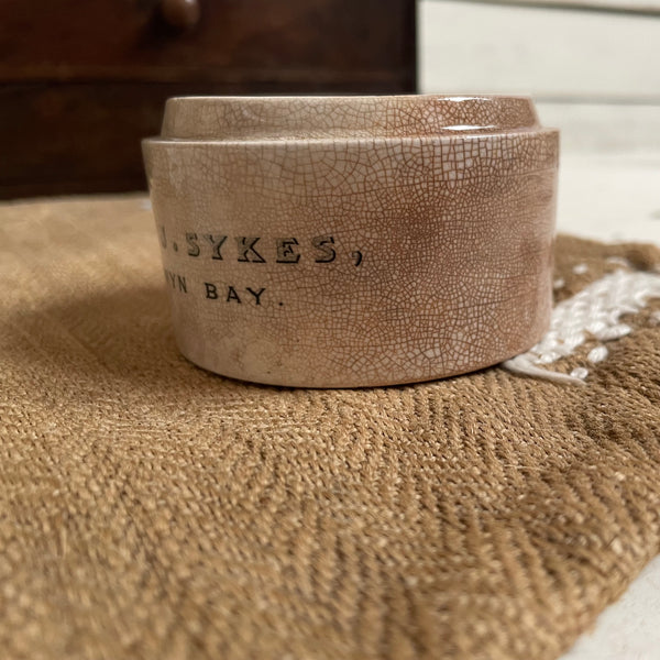 Antique Rare Stained F.J Skye Chemist Pot