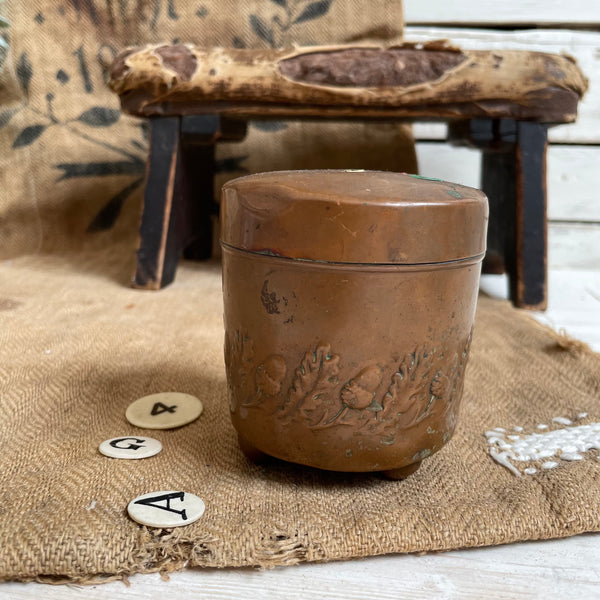 Antique String Brass Pot