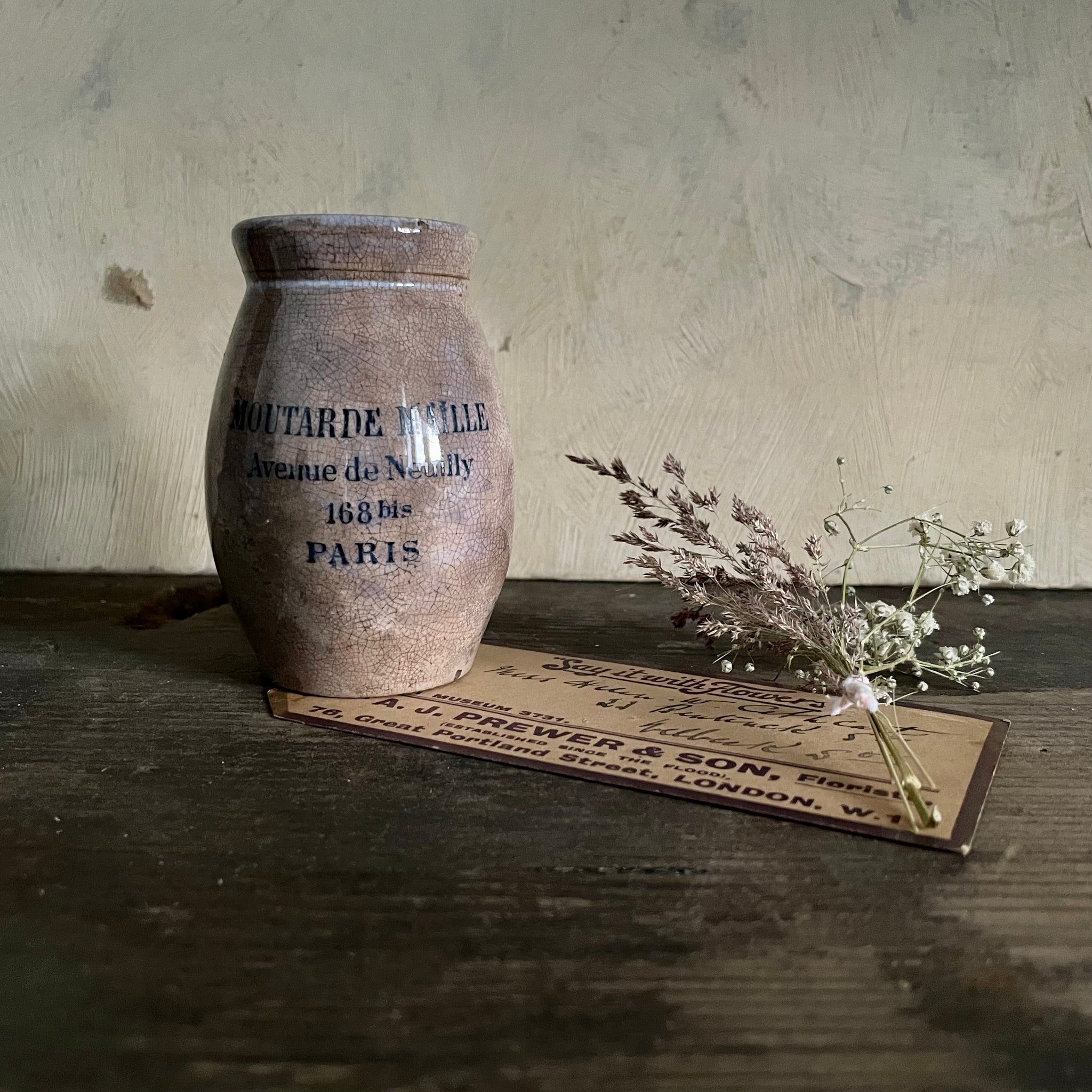 Antique Moutarde Maille Pot