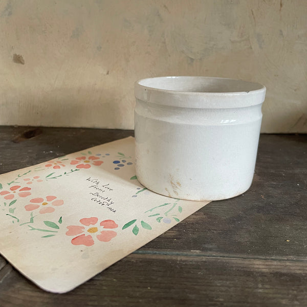 Antique French Confiture Pot