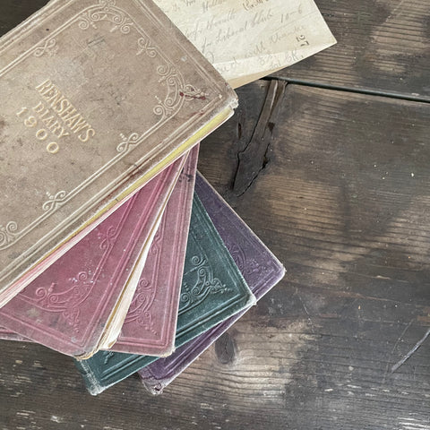 5 Antique Renshaw's Diary