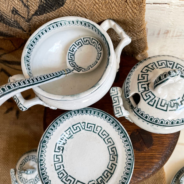 Antique Ironstone Childs Dinner Set