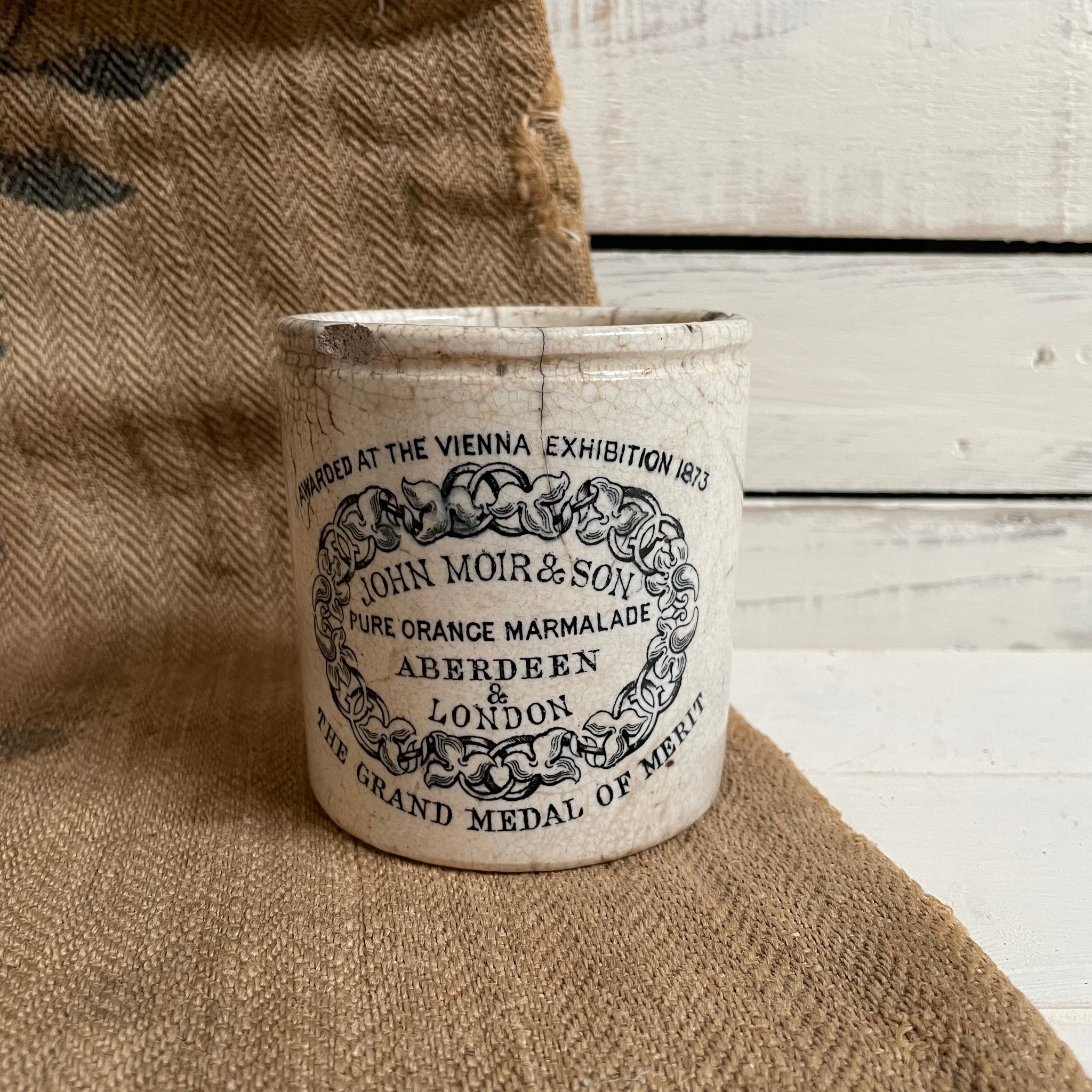 Rare John Moir & Son Pure Orange Marmalade Pot