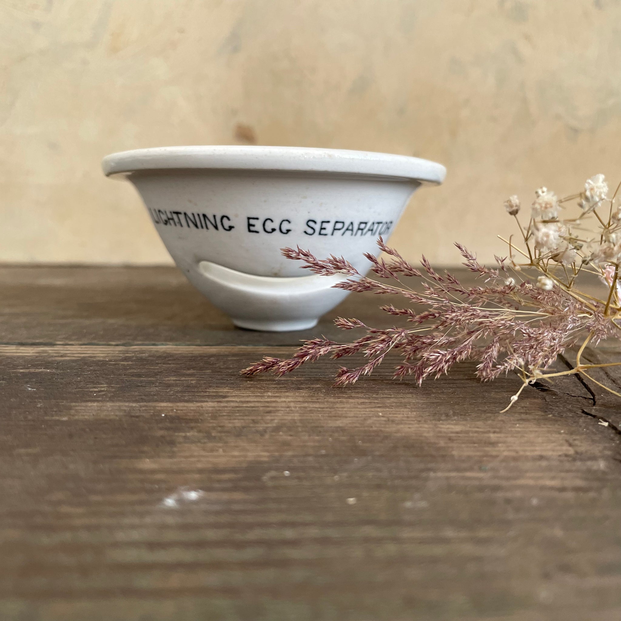 Antique Lightening Egg Separator