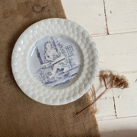 Antique Childs Staffordshire Plate