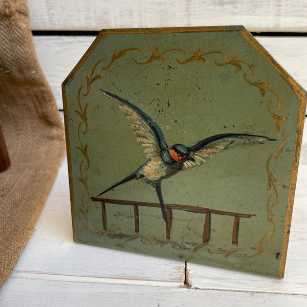 Antique Toleware Bookends