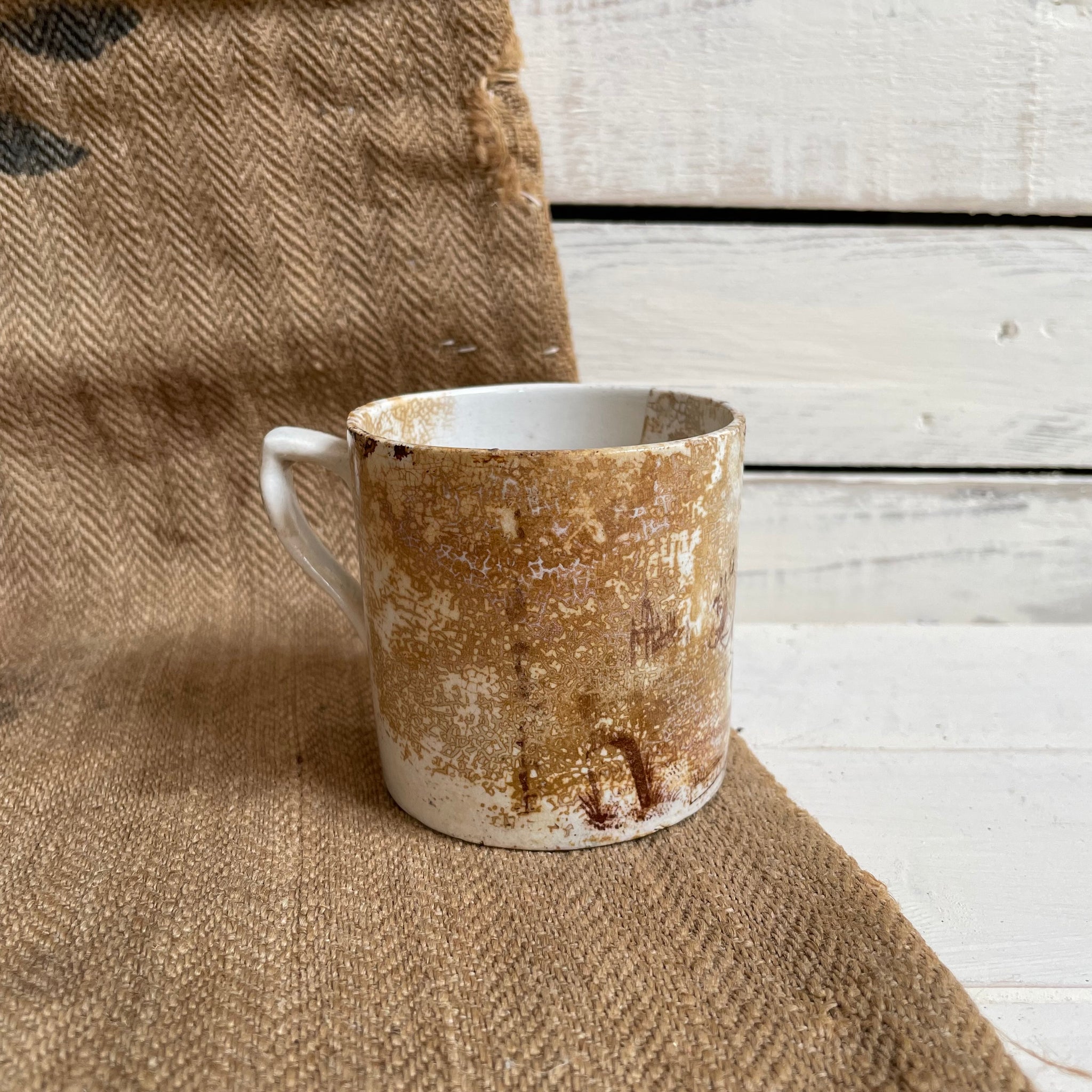 Crazed Staffordshire Cup