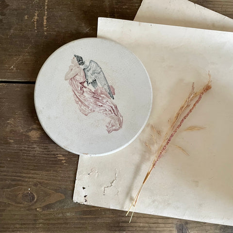 Antique Angel Scale Plate