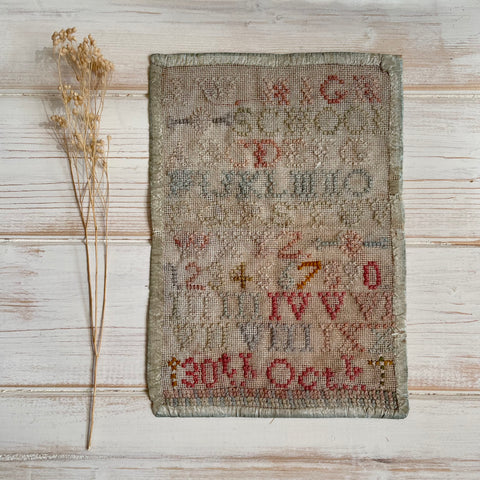 Antique Early Victorian Sampler