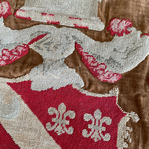 Antique French Embroidery Piece