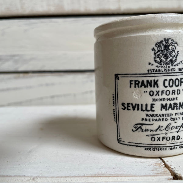 Antique Rare Small Frank Coopers Marmalade Pot