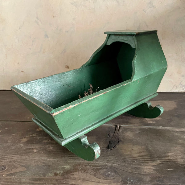 1830 Victorian Handmade Doll Crib