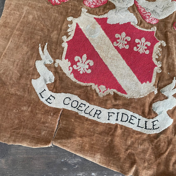 Antique French Embroidery Piece