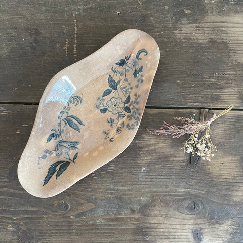 Vintage French Ceramic Tray