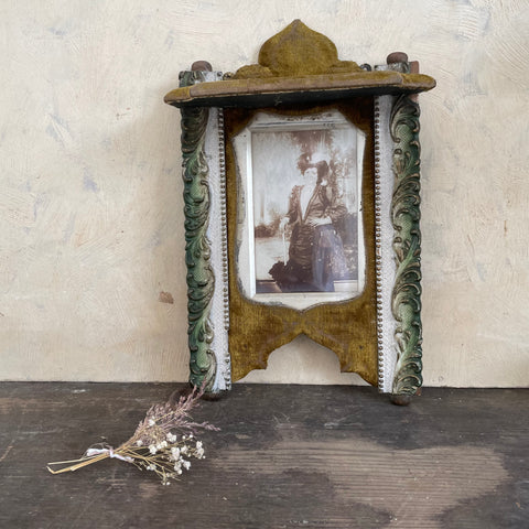 Antique Victorian Velvet Frame