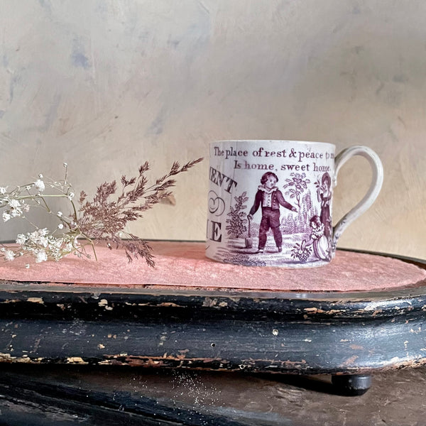 Antique Staffordshire 1840s Mug
