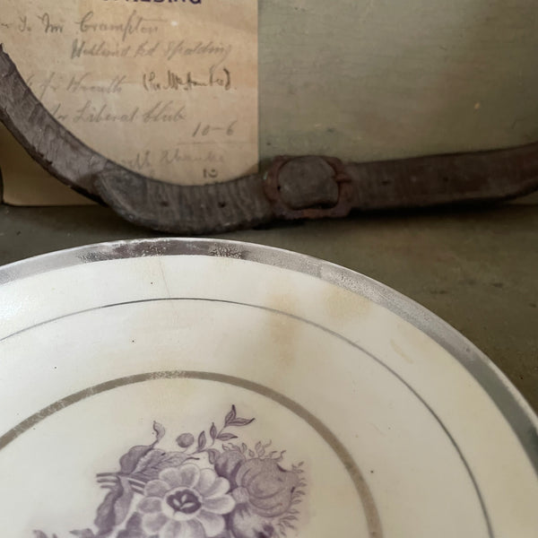 Pretty Antique Bowl/Cup & Plate