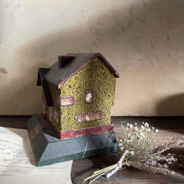 1845 Antique Cottage Money Box