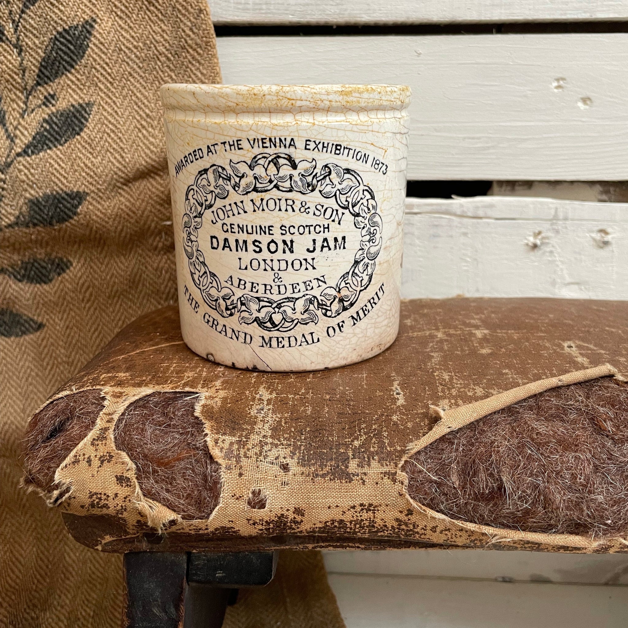 Rare John Moir & Son Damson Jam Pot
