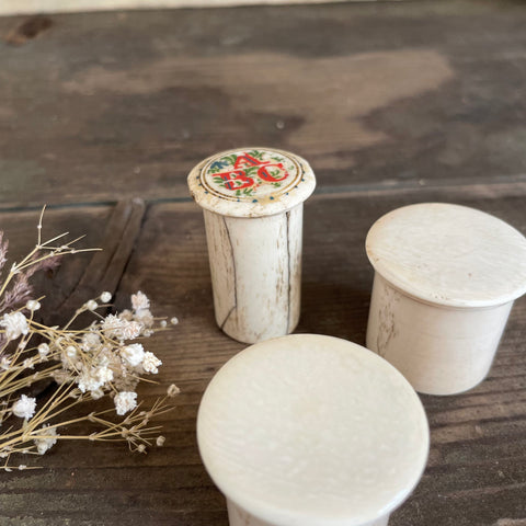 Antique Little Bone Pots