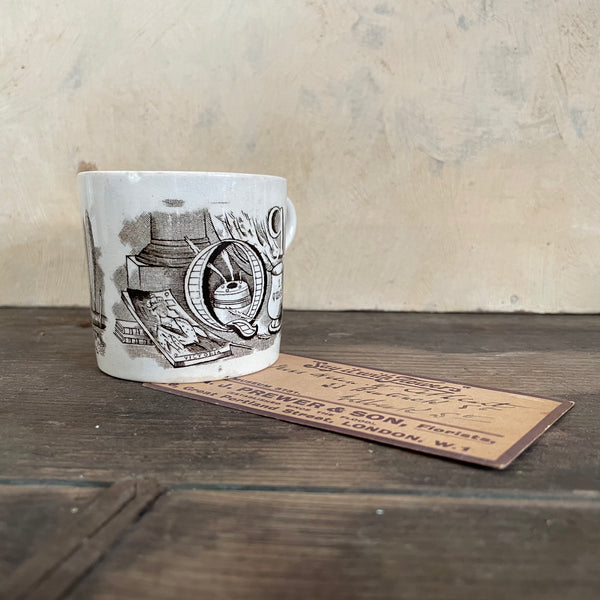 Antique P & Q Staffordshire Cup