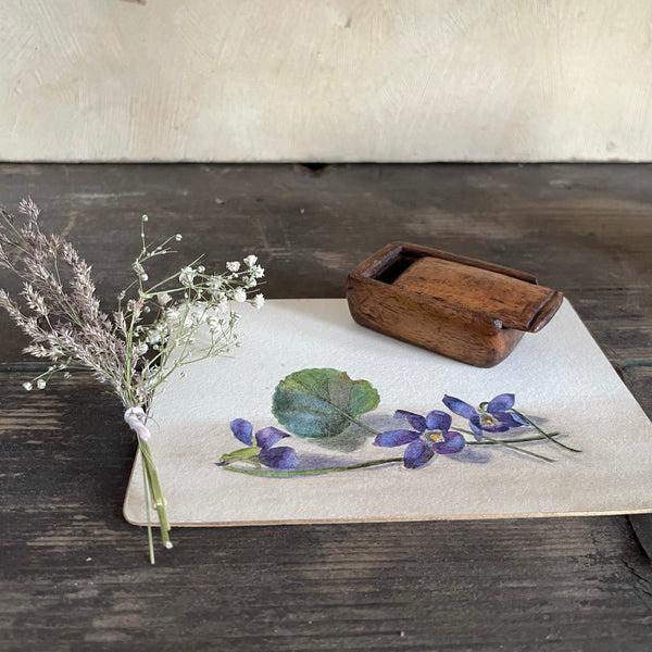 Antique Apprentice Miniature Slide Lid Box