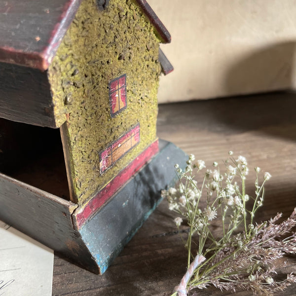 1845 Antique Cottage Money Box