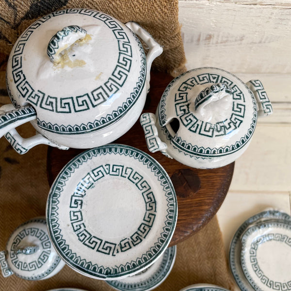 Antique Ironstone Childs Dinner Set
