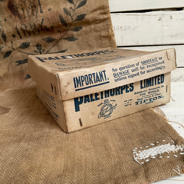 Antique Palethorpes Sausage Box