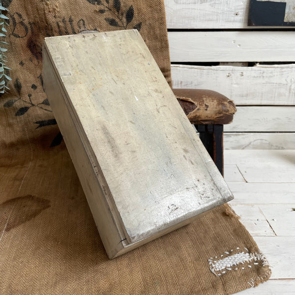 Antique White Wooden Box