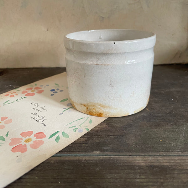 Antique French Confiture Pot
