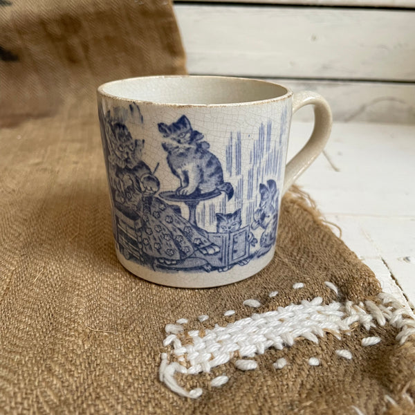 Victorian Blue Kitten Childs Cup