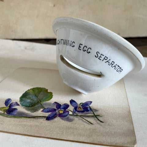 Antique Lightening Egg Separator
