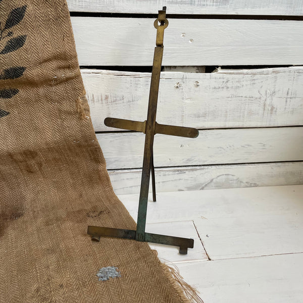 Vintage Brass Metal Easel