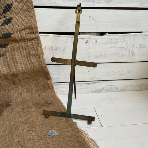 Vintage Brass Metal Easel
