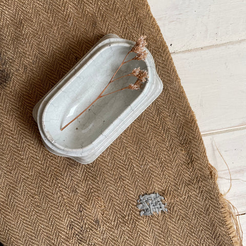 Antique Ceramic Long Dish