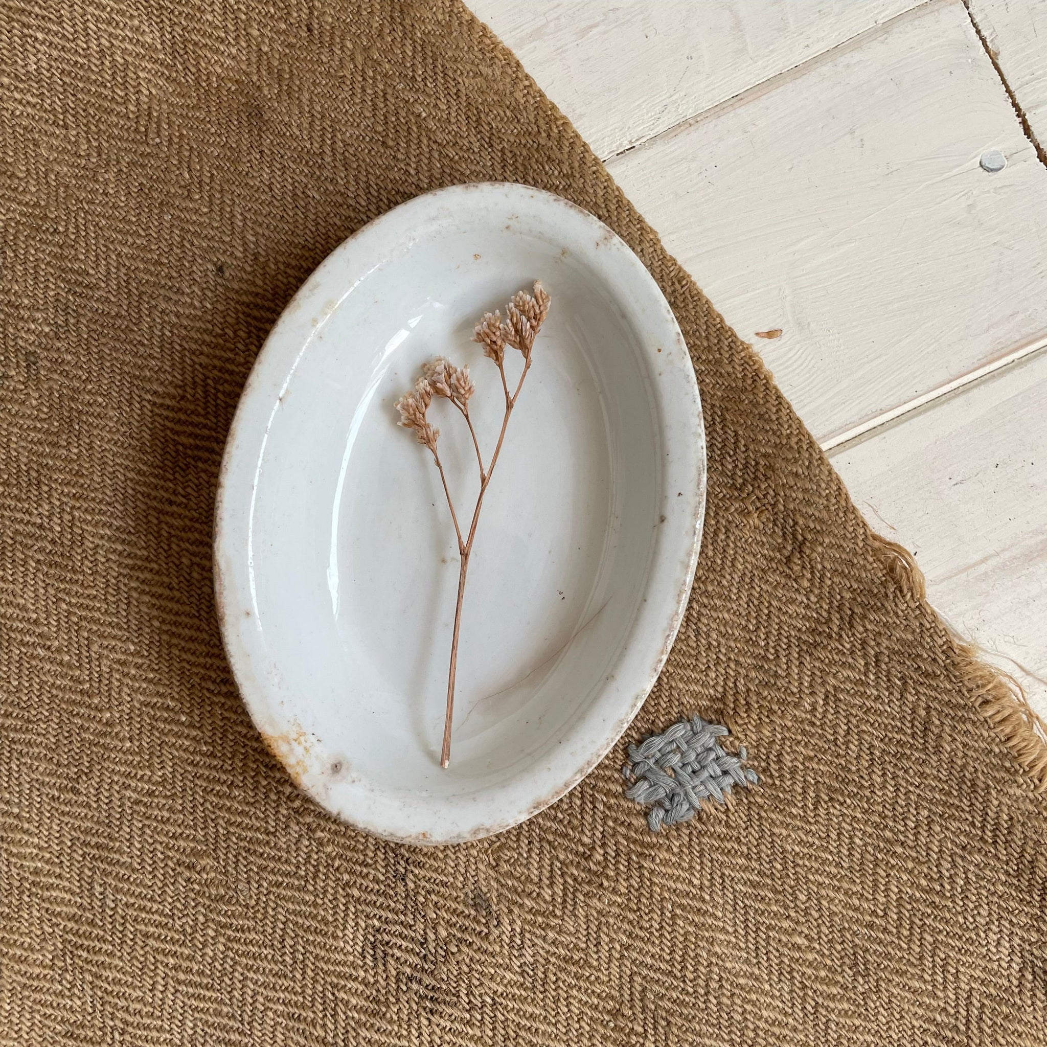 Antique Little Oval Dish