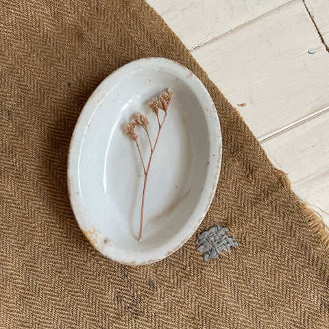 Antique Little Oval Dish