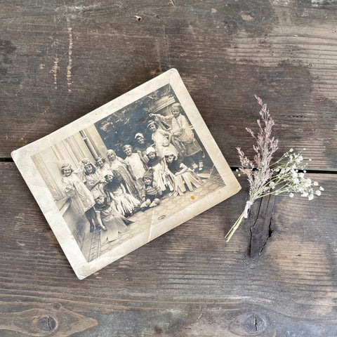 Antique Fancy Dress Photograph