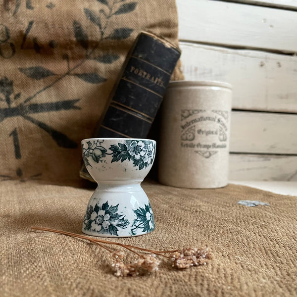 Pretty Antique Transfer Egg Cup
