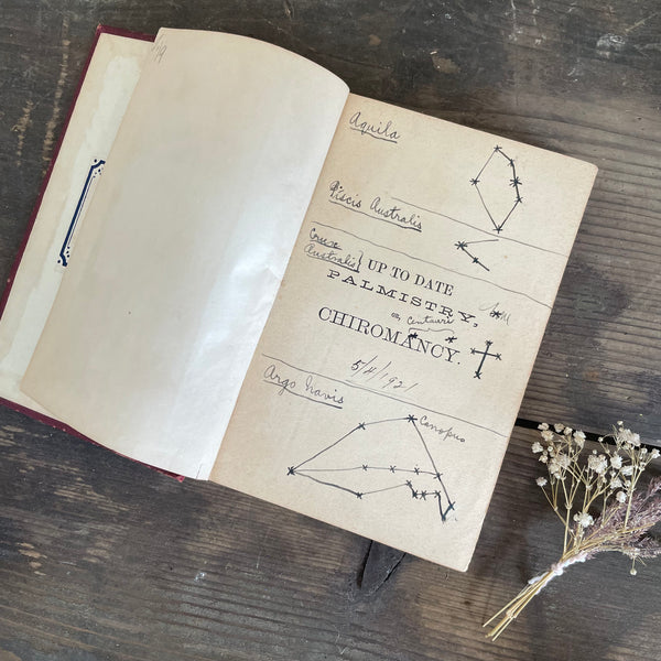 Antique Palmistry Up-To-Date Book