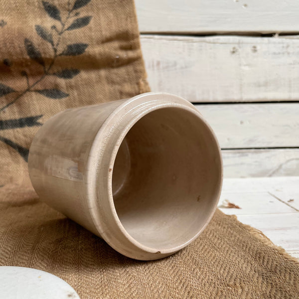 Antique Chemist Jar With Lid