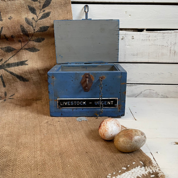 Vintage Livestock Travel Box
