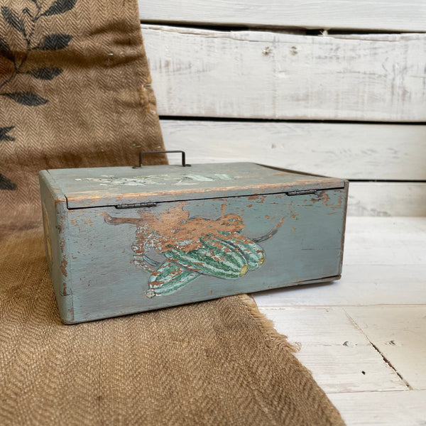Vintage Seed Wooden Box