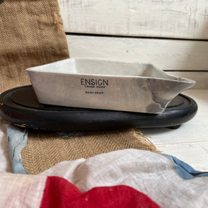 Antique Ceramic Ensign Developing Tray