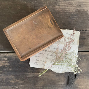 Antique Slide Lid Box